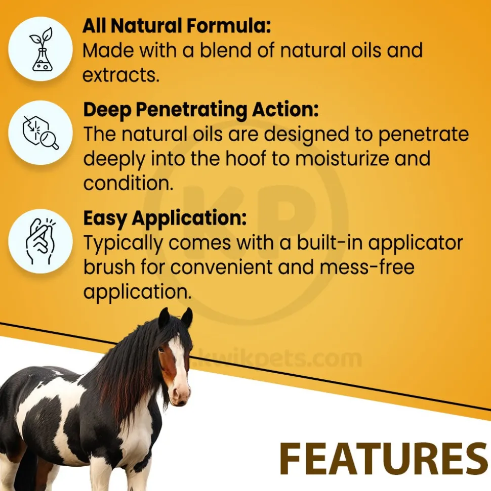 Absorbine Hooflex All Natural Dressing & Conditioner for Horses 15-oz