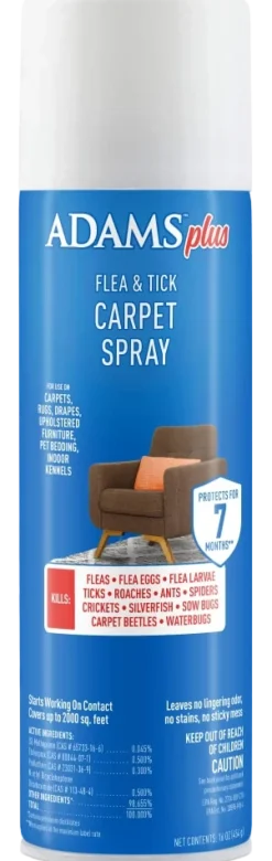 Adams Plus Flea & Tick Carpet Spray for Indoor Use 16-oz