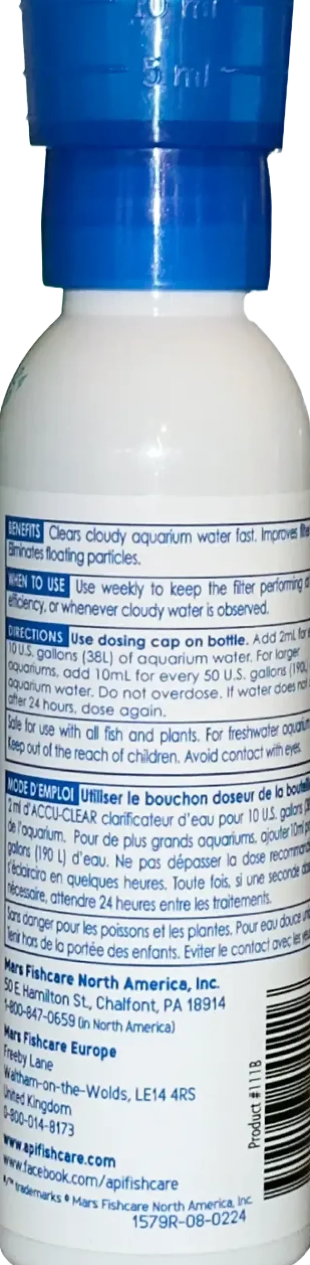 API Accu-Clear Aquarium Water Clarifier 4-oz