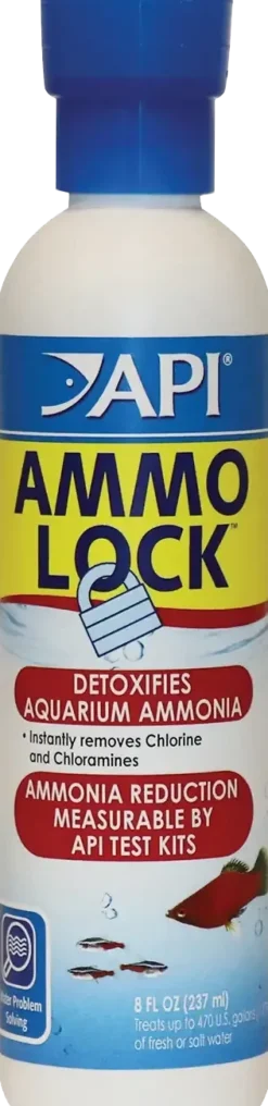 API Ammo-Lock Freshwater & Saltwater Aquarium Ammonia Detoxifier 8-oz