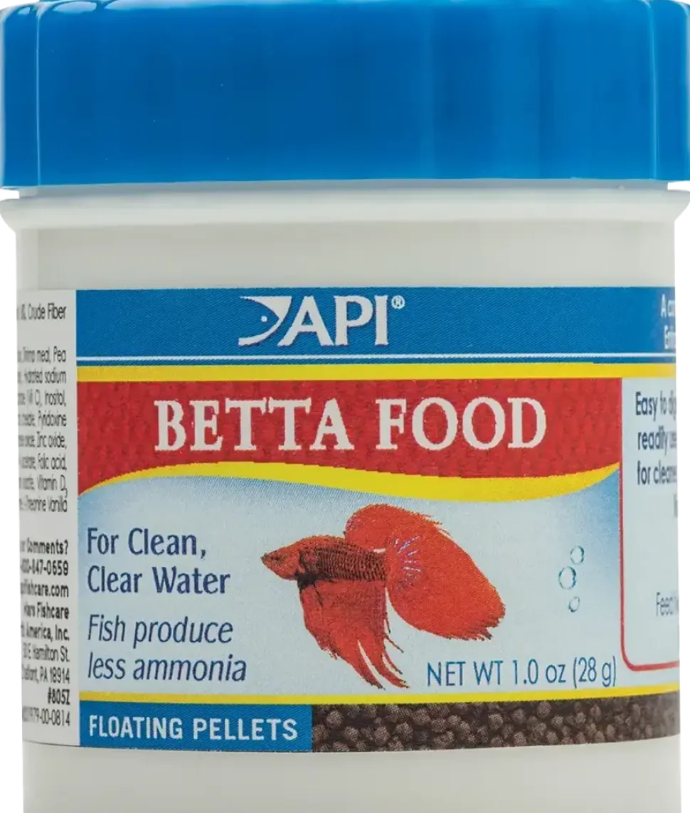API Betta Floating Pellets Fish Food 1-oz