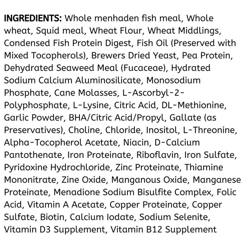 API Bottom Feeder Pellets with Squid Fish Food 7.9-oz