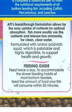 API Bottom Feeder Pellets with Squid Fish Food 1.3-oz