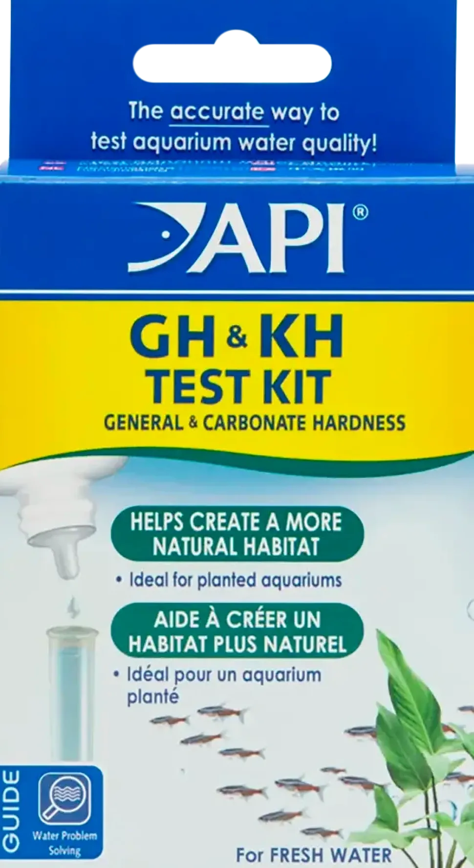 API GH & KH General & Carbonate Hardness Freshwater Aquarium Test Kit
