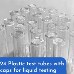 API Plastic Test Tubes with Caps for Aquarium 24 Count