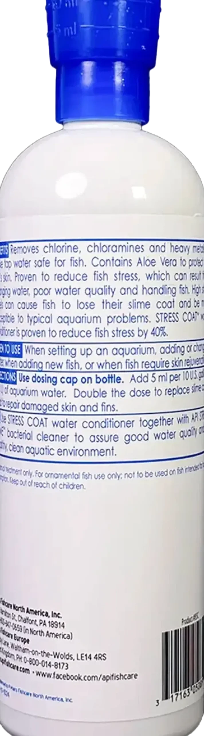 API Stress Coat No Pump Remedy Aquarium Water Conditioner 16-oz
