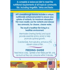 API Tropical Premium Flakes Fish Food 1.1-oz