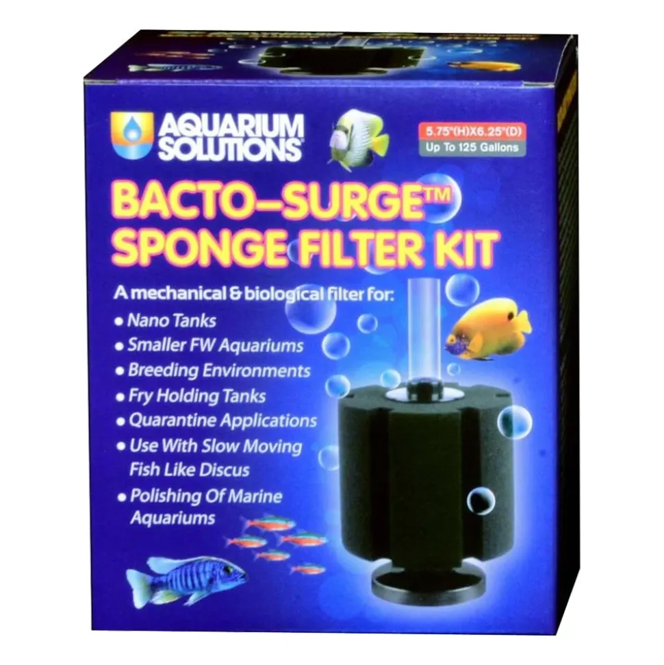 Aquarium Solutions Bacto-Surge Biological Action Sponge Filter Black XL