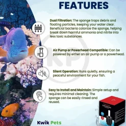 Aquatop Classic Aqua Flow CAF-25 Internal Sponge Filter