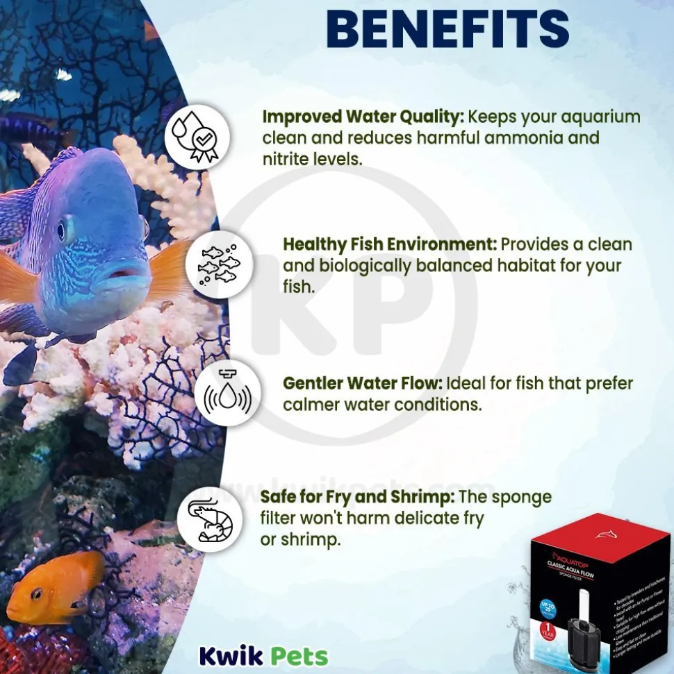 Aquatop Classic Aqua Flow CAF-25 Internal Sponge Filter