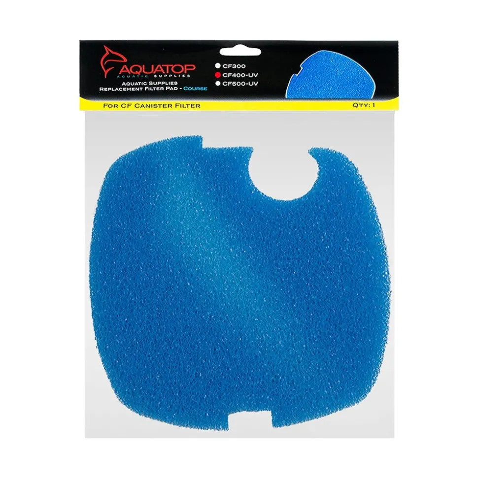Aquatop Replacement Coarse Filter Pad for CF-400UV Canister Filter Blue