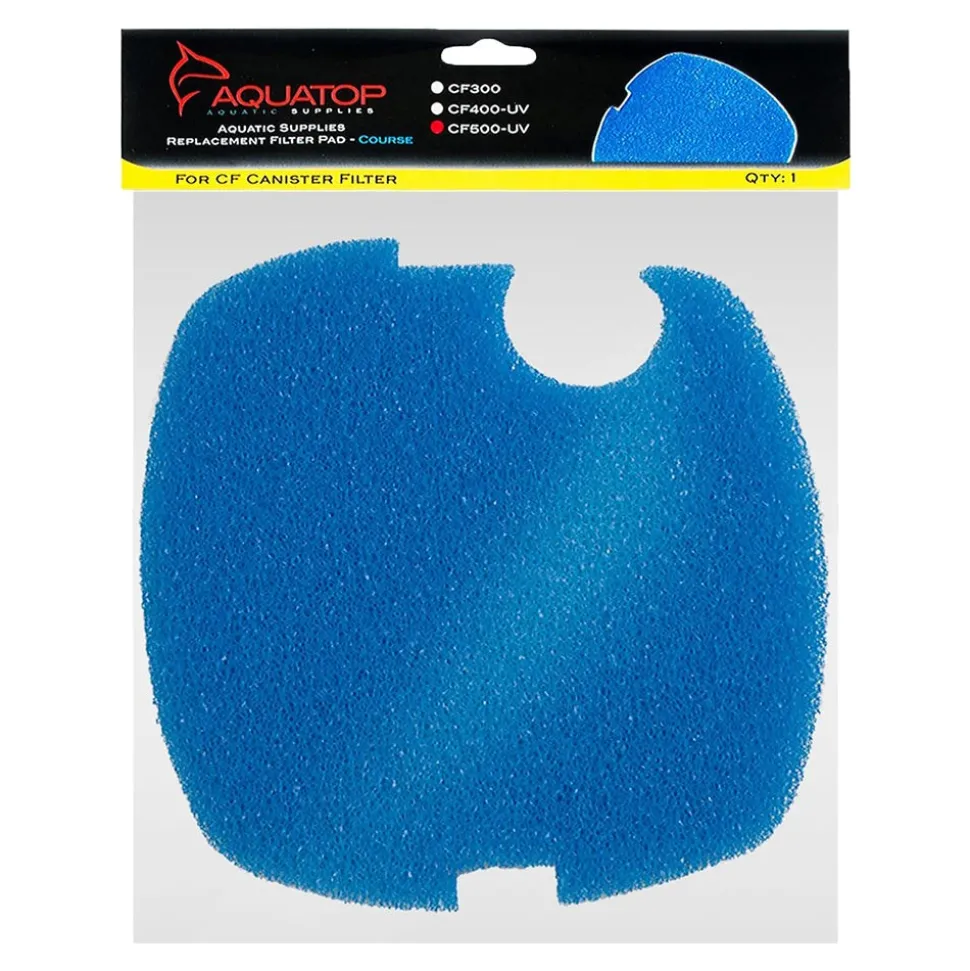 Aquatop Replacement Coarse Filter Pad for CF-500UV Canister Filter Blue