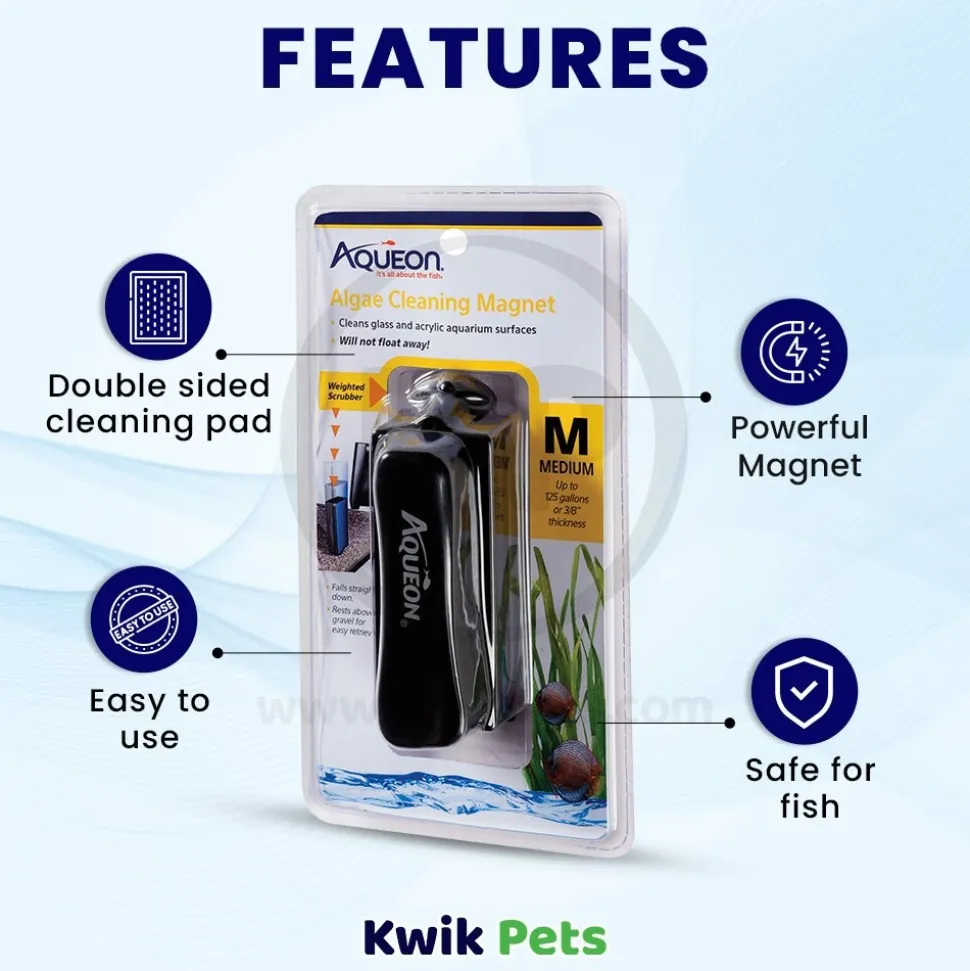 Aqueon Algae Cleaning Magnet for Aquarium Medium