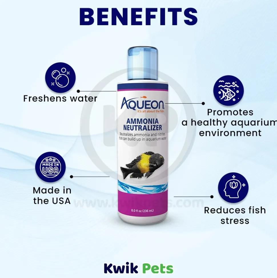 Aqueon Ammonia Neutralizer for Aquariums 8-oz