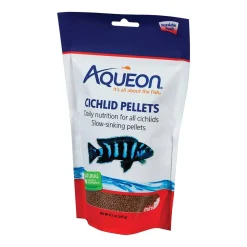 Aqueon Cichlid Pellet Fish Food Mini 8.5-oz