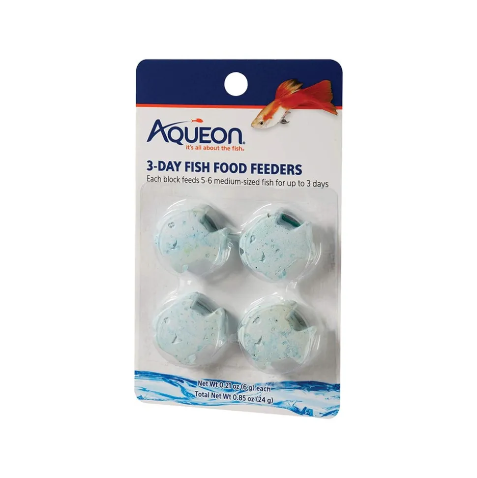 Aqueon 3-Day Fish Food Vacation Feeders 4 Count