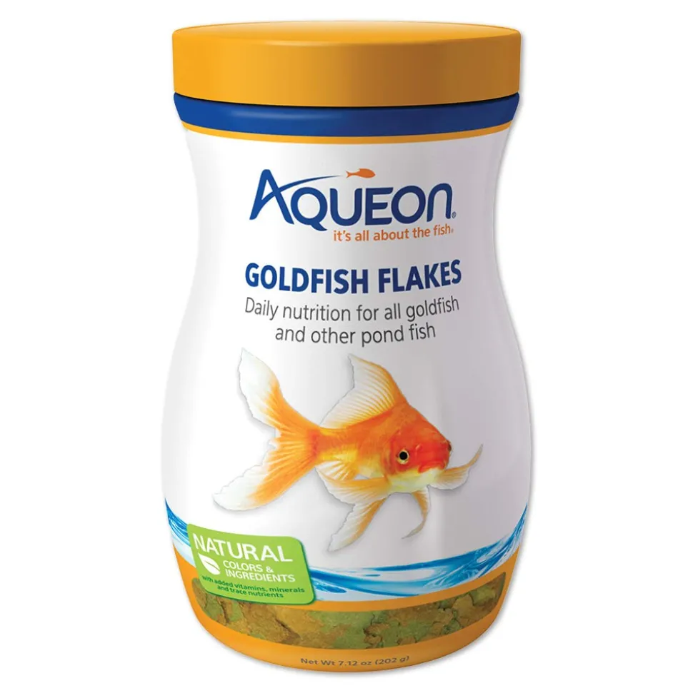 Aqueon Goldfish Flakes Fish Food 7.12-oz