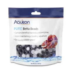Aqueon PURE Betta Water Care Beads Black & White 8.8-oz