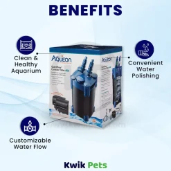 Aqueon QuietFlow Canister Aquarium Filter 400