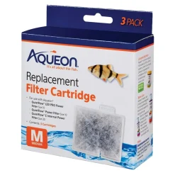 Aqueon Replacement Filter Cartridges for Aquarium Medium 3 Count