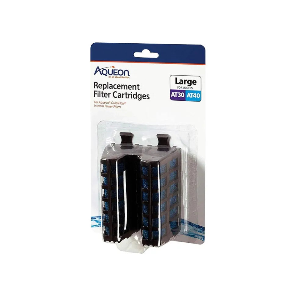 Aqueon Replacement Internal Filter Cartridge Large 2 Count