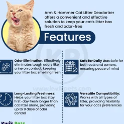 Arm & Hammer Cat Litter Deodorizer with Baking Soda 20-oz
