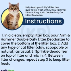Arm & Hammer Double Duty Cat Litter Deodorizer with Baking Soda 30-oz