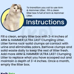 Arm & Hammer Ultra Last Scoopable Clumping Cat Litter 20-lb
