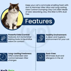 Arm & Hammer Ultra Last Scoopable Clumping Cat Litter 20-lb