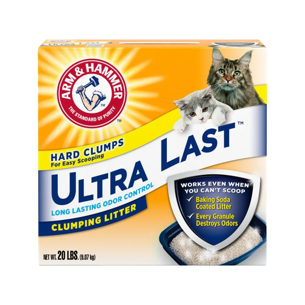 Arm & Hammer Ultra Last Scoopable Clumping Cat Litter 20-lb