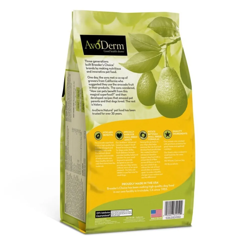 AvoDerm Natural Advanced Sensitive Support Small Breed Beef Formula Adult Dry Dog Food 4-lb