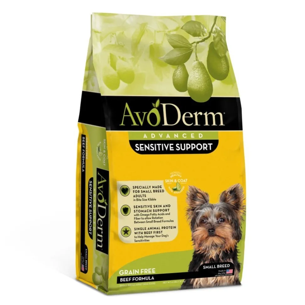 AvoDerm Natural Advanced Sensitive Support Small Breed Beef Formula Adult Dry Dog Food 4-lb