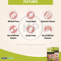 AvoDerm Natural Grain-Free Salmon with Tuna Meal Dry Cat Food 2.5-lb