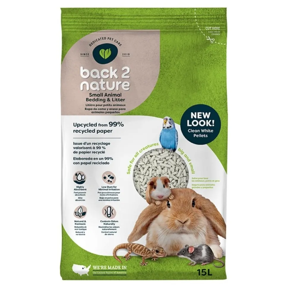 Back 2 Nature Small Animal Bedding & Litter 15 Liters