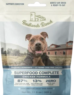 Badlands Ranch Superfood Complete Air-Dried Dog Food Chicken 11.5-oz
