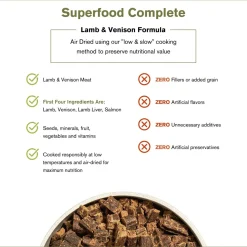 Badlands Ranch Superfood Complete Air-Dried Dog Food Lamb & Venison 11.5-oz