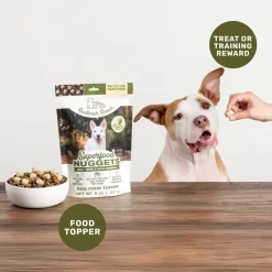Badlands Ranch Superfood Nuggets Freeze-Dried Raw Dog Treats Beef Tripe & Kale 8-oz
