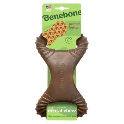 Benebone Dental Chew Dog Toy Peanut Butter Large