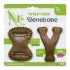 Benebone Dental Chew & Wishbone Dog Chew Toy Bacon Tiny 2 Count