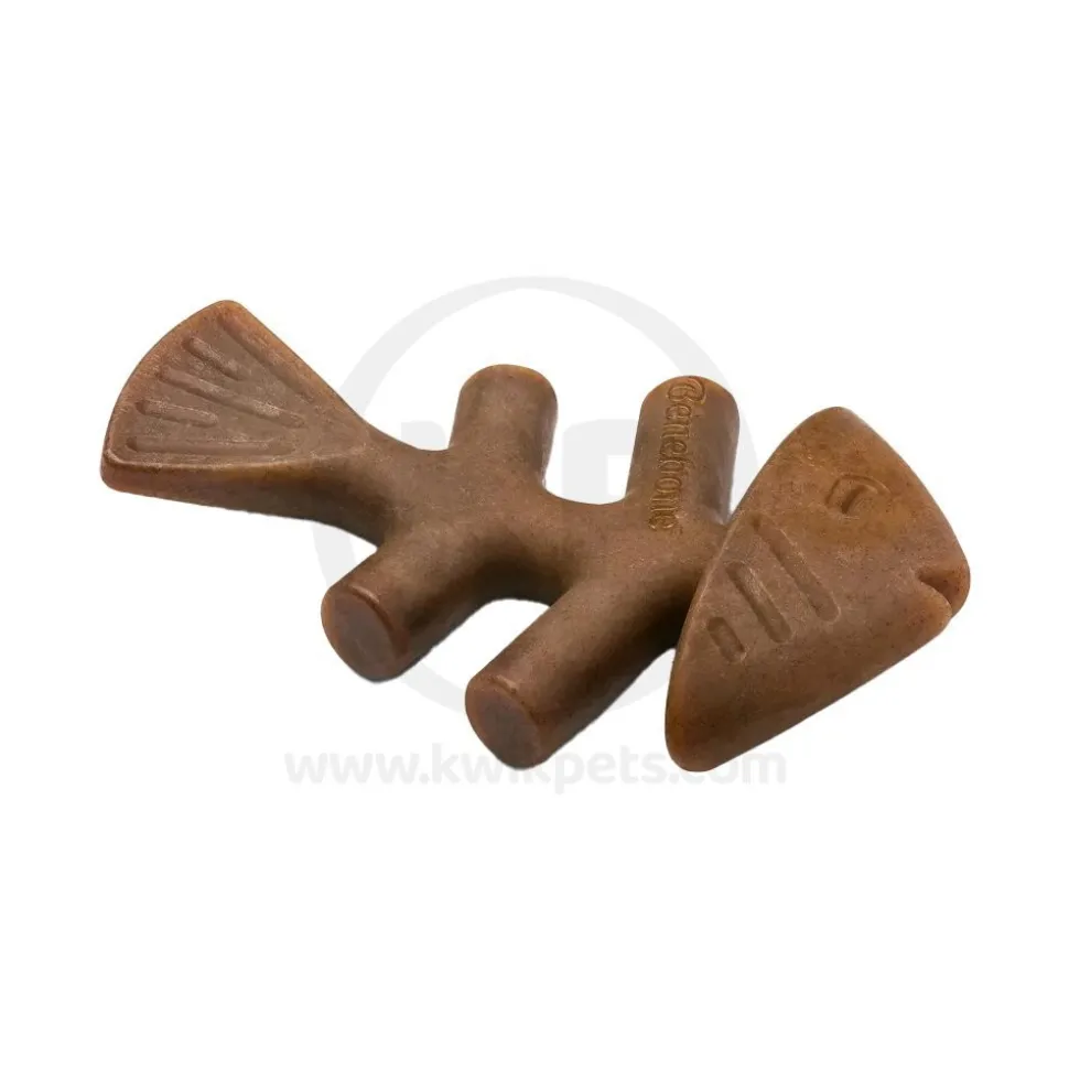 Benebone Jack Salmon Fishbone Dog Chew Toy Medium