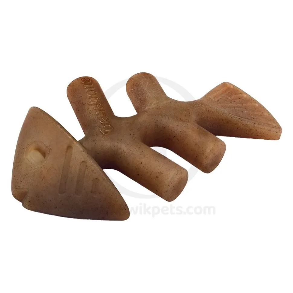 Benebone Jack Salmon Fishbone Dog Chew Toy Small