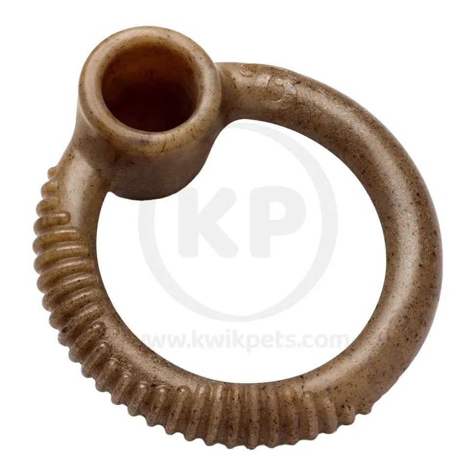 Benebone Ring Dog Chew Toy Bacon Large