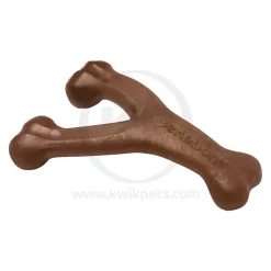 Benebone Wishbone Dog Chew Toy Peanut Butter Large