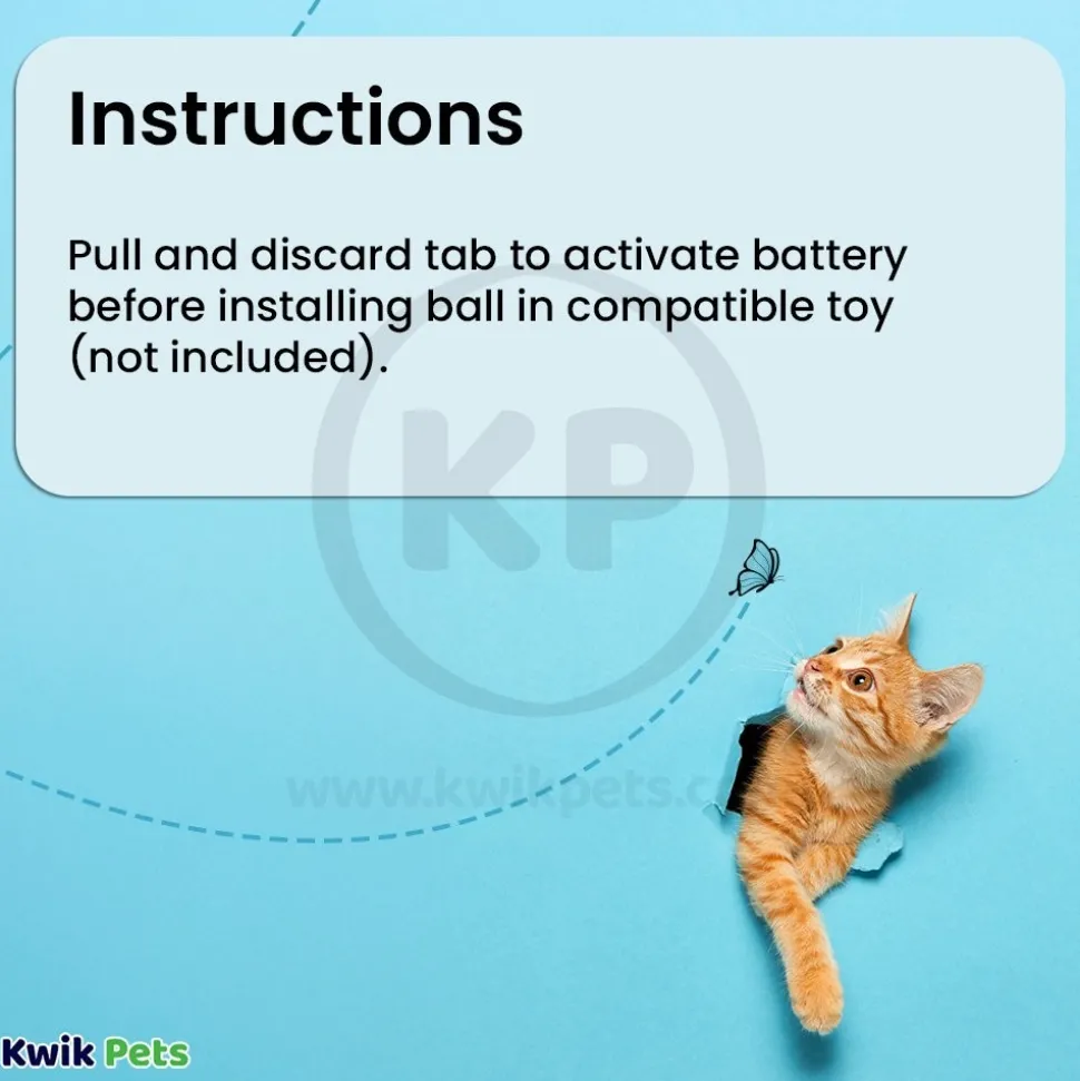 Bergan Replacement Twinkle Ball Cat Toy