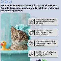 Bio-Groom Ear Mite Treatment for Dogs & Cats 4-oz