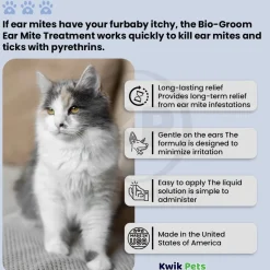 Bio-Groom Ear Mite Treatment for Dogs & Cats 4-oz