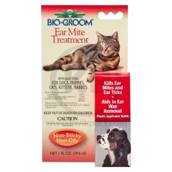 Bio-Groom Ear Mite Treatment for Dogs & Cats 1-oz