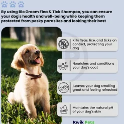 Bio-Groom Flea & Tick Dog Shampoo 12-oz