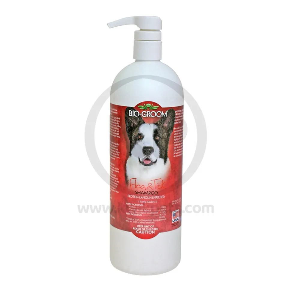 Bio-Groom Flea & Tick Dog Shampoo 32-oz