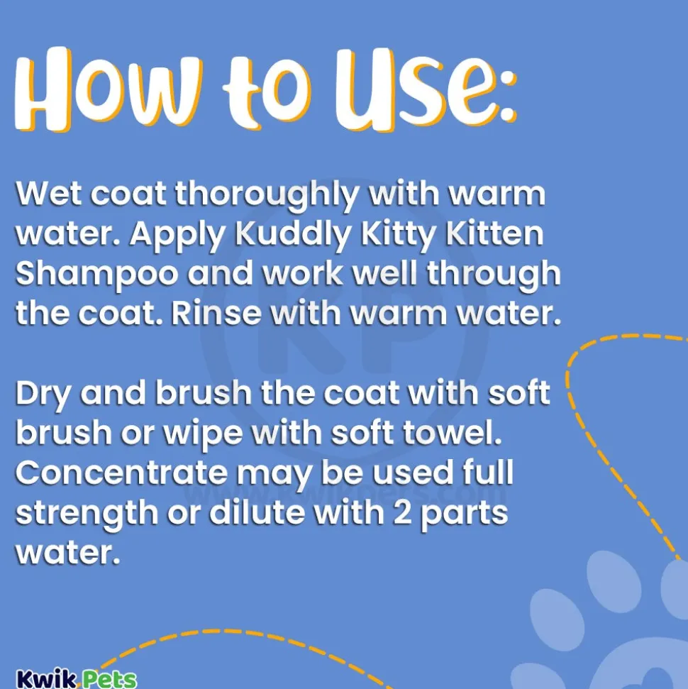Bio-Groom Kuddly Kitty Tearless Cat Shampoo 8-oz